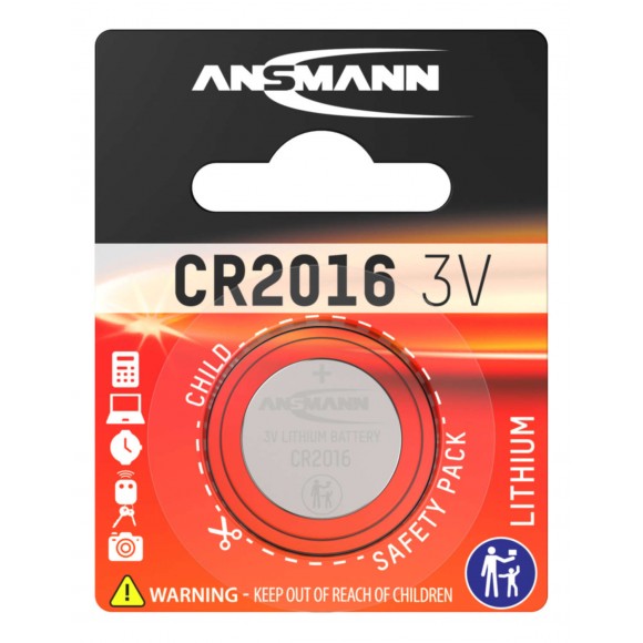 Ansmann Lithium Coin Cell 3V CR2016